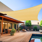 TOXIYA Rectangular Shade Net, Easy to Install, UV Protection, Suitable for Outdoor Patio Garden Backyard Gazebo Deck Pool Shade Sail, This Awning Will Help You Create a Comfortable Shaded Space