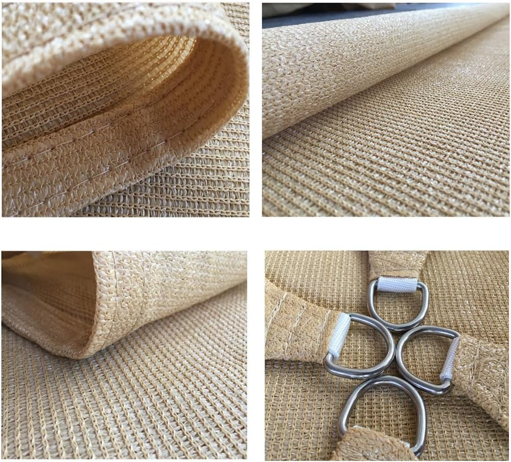 TOXIYA Rectangular Shade Net, Easy to Install, UV Protection, Suitable for Outdoor Patio Garden Backyard Gazebo Deck Pool Shade Sail, This Awning Will Help You Create a Comfortable Shaded Space