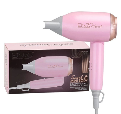 EnzoEN-608 Electric Mini Travel Hair Dryer for Home Use.