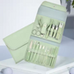 16-piece nail clipper set stainless steel nail clippers set with folding bag manicure knife set scissors beauty tools——Available in a variety of colors