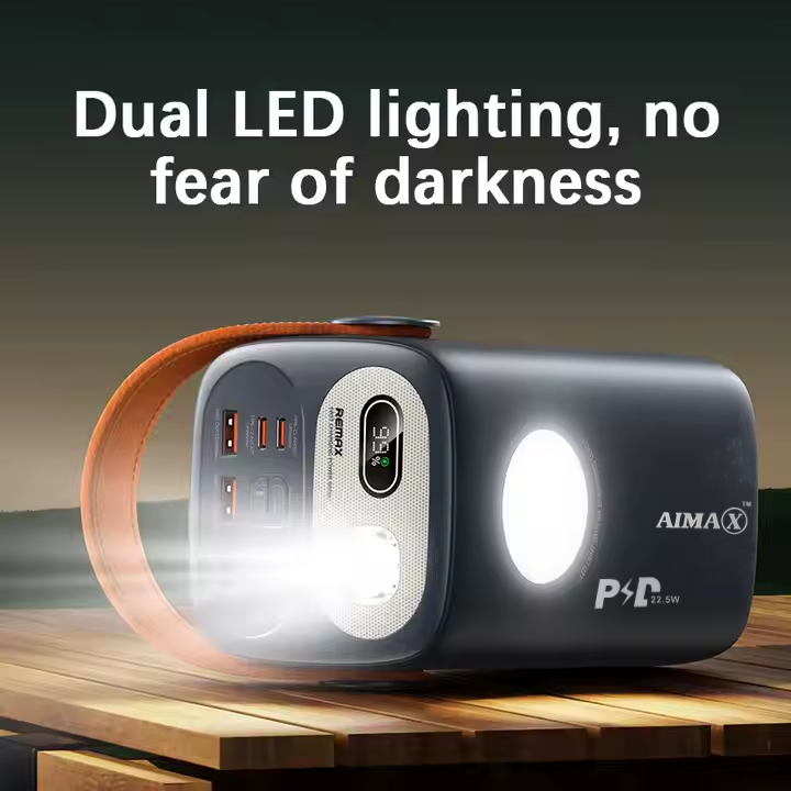 AIMAX 60000mAh large capacity power bank 22.5W fast charging with LED light