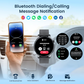 TOXIYA Smart Watch Android/iPhone Fitness AI Assistant Sport Tracker 100+ Sport Modes Fitness Tracker