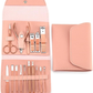 16-piece nail clipper set stainless steel nail clippers set with folding bag manicure knife set scissors beauty tools——Available in a variety of colors