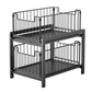 2 Tier Kitchen Storage Rack, Pull Out Metal Cabinets Organiser