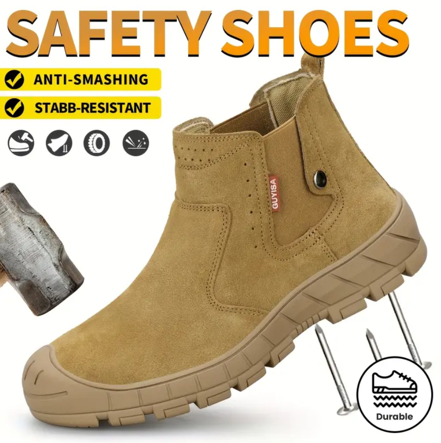 GUYISA safety shoes and boots are anti-smash, anti-puncture, durable and fashionable