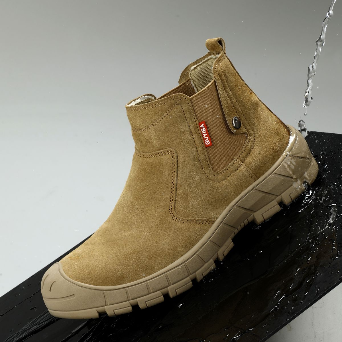 GUYISA safety shoes and boots are anti-smash, anti-puncture, durable and fashionable
