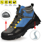 GUYISA Retro Safety Boots - Suitable for Hiking, Outdoor, Daily, Leisure, Four Seasons