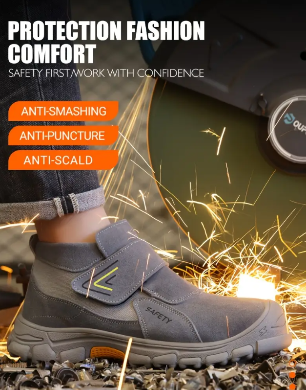 GUYISA Safety Work Boots Four Seasons Casual Street Style