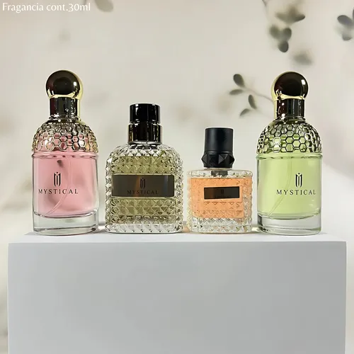 Mysterious Perfume Set 4x30ml Eau de Parfum Collection The Essentials for a Charming Goddess