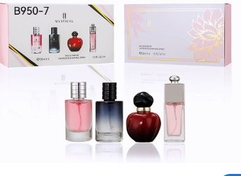 Women's gift box perfume set Charming fresh perfume long-lasting fresh perfume set gift box
