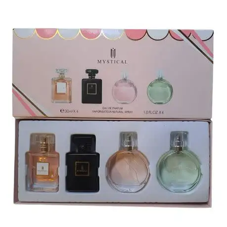 Mystical Peach & Pink Gift Fragrance Set 30ml x4