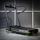 SPORTINO Home Fitness Folding Curved Non-Motorized Treadmill with Rollers and Folding Design, Easy to Store and Move, Strong Load-bearing Capacity, High-Performance Treadmill