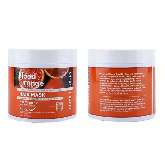 Repairing Blood Orange Hair Mask, Hair Regeneration Mask 800ml