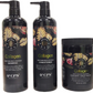 Collagen Moisturizing Nourishing Shampoo and Conditioner Set, 3 Bottles