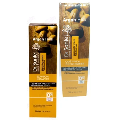 Argan Oil & Keratin Shampoo Set3 bottles