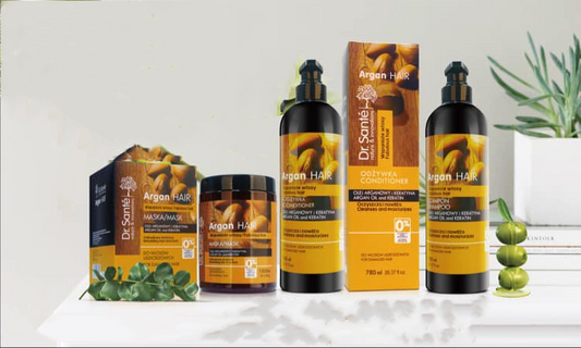 Argan Oil & Keratin Shampoo Set3 bottles