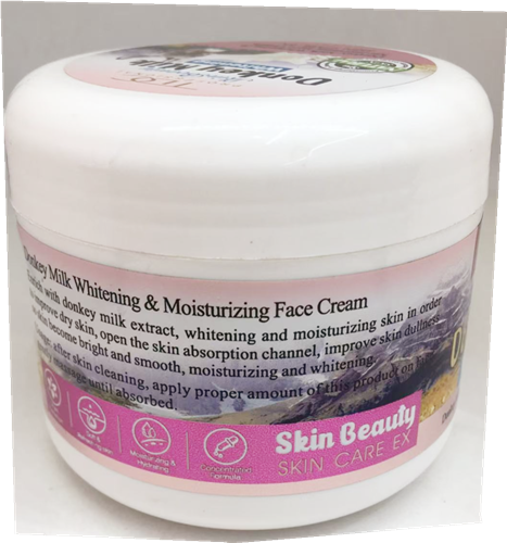 Donkey Milk Whitening Cream, Brightening, Smooth and Moisturizing, 200g