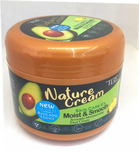 Natural Avocado Extract Moisturizing Smoothing Cream, 200g