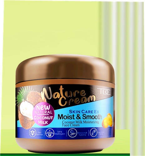 Natural Coconut Milk Moisturizing Face Cream, 200g