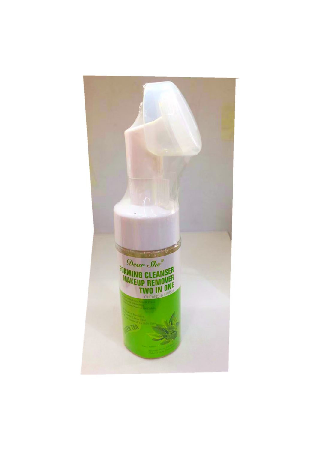 Green Tea Foaming Cleanser, Makeup Remover 2 in 1 120ml