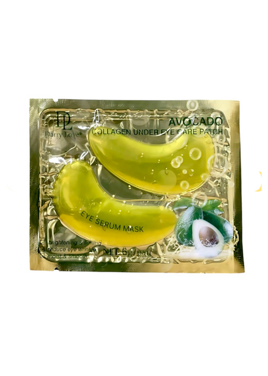 Avocado Collagen Eye Patches, 3 Pairs