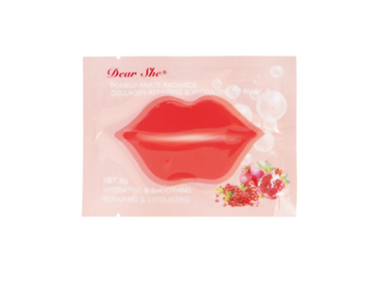 Pomegranate Collagen Moisturizing Lip Mask, 3 Sheets