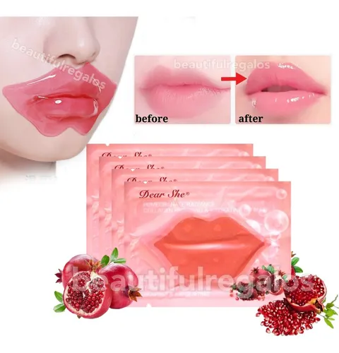 Pomegranate Collagen Moisturizing Lip Mask, 3 Sheets