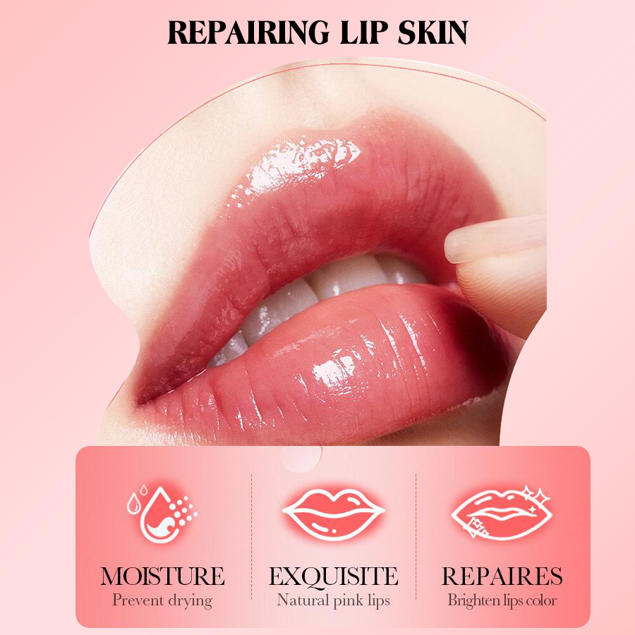 Cherry Collagen Moisturizing Lip Mask, 3 pieces