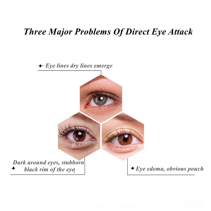 Gold Collagen Moisturizing Eye Patches, 3pairs
