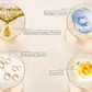 24K Gold Water Collagen Forehead and Face Anti-Wrinkle Patches, 3 Pieces