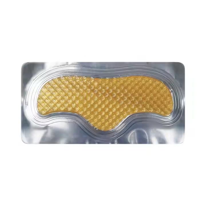 24K Gold Water Collagen Forehead and Face Anti-Wrinkle Patches, 3 Pieces