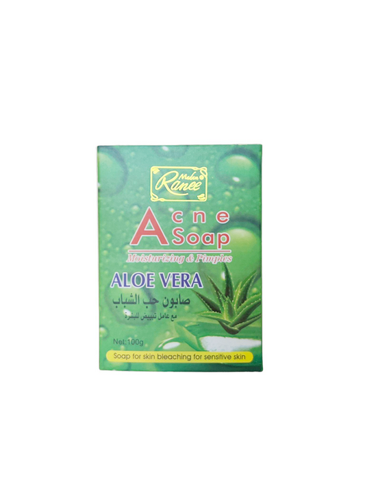 Aloe Vera Moisturizing Anti-Wrinkle and Anti-Acne Soap, 100g
