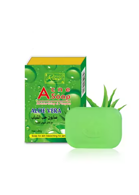 Aloe Vera Moisturizing Anti-Wrinkle and Anti-Acne Soap, 100g