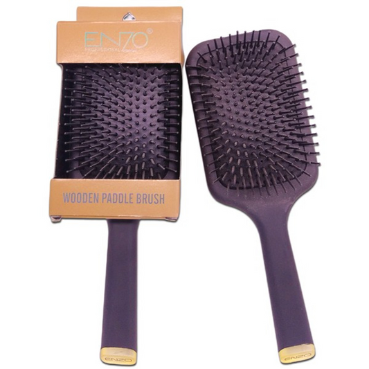 Enzo Professional Wooden Paddle Hair Brush