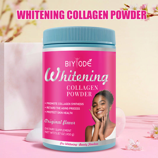 BIYODE Brightening Collagen Powder, promotes collagen synthesis, delays aging, protects skin health, brightens skin tone · Flawless, 450g