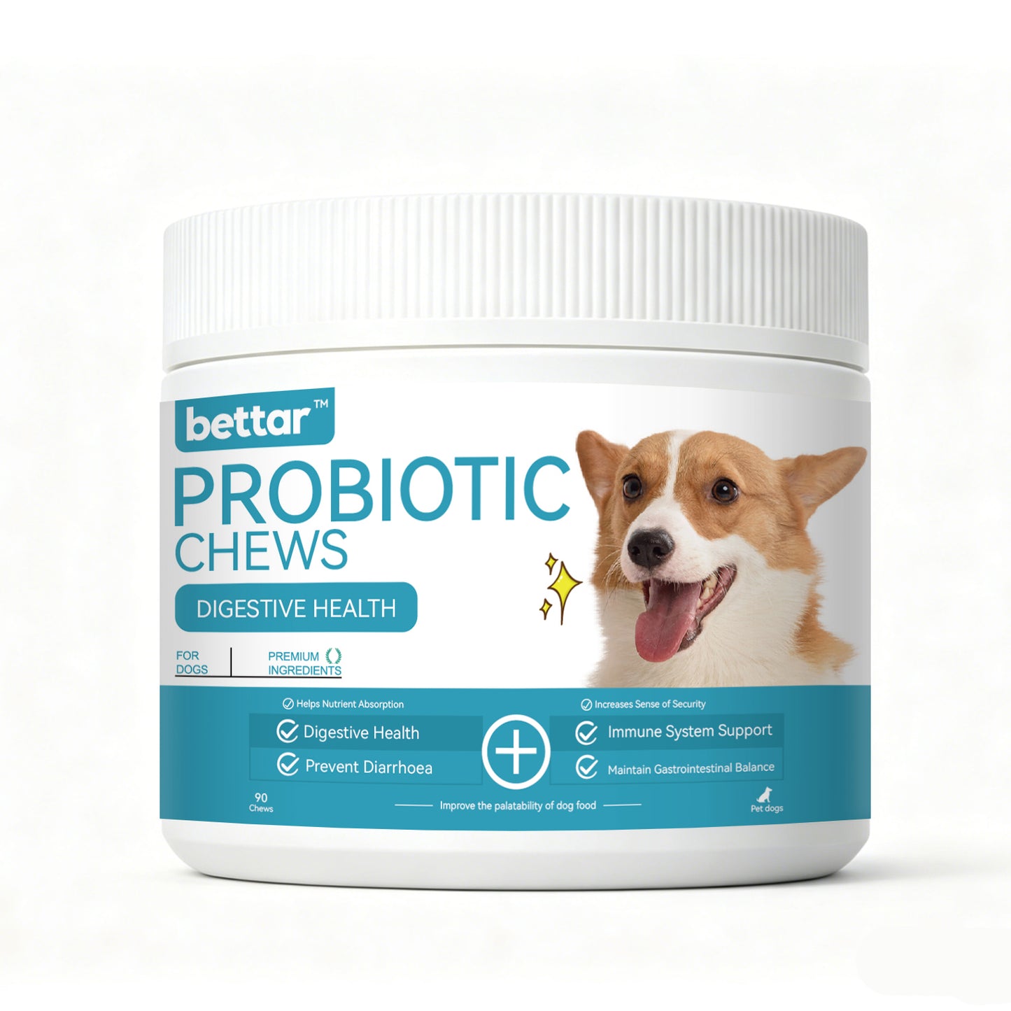Bettar Probiotic Chews – Digestive Health &amp; Immune Support for Premium Dogs