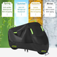 Waterproof Outdoor Motorcycle Cover for VOGE Valico  Oxford Motorbike Scooter Moped Cover, Dustproof UV-Resistant All Weather Protection Cover