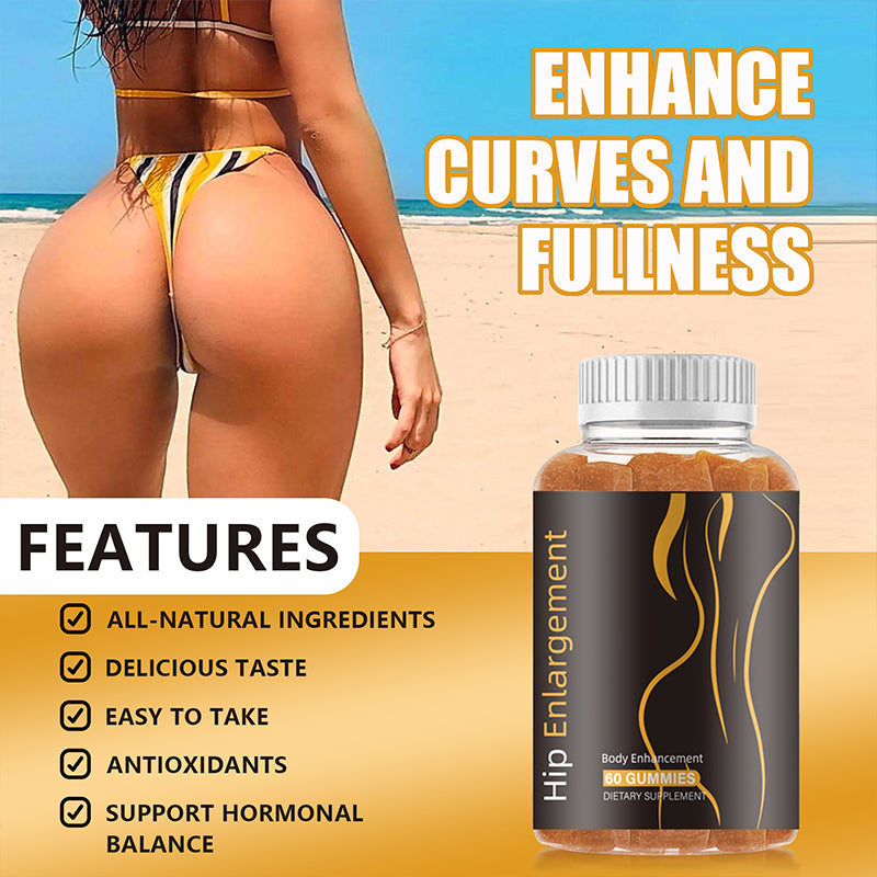 BIYODE Booty Enhancing Gummy Supplement, Big Butt Enhancer