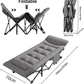 TOXIYA Foldable Camping Bed: Portable Multi-Functional for All Environments