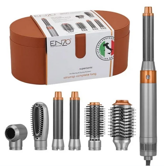 Enzo Professional multifunctional hair dryer brush 5 in 1 air curler 4133