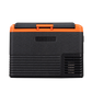 Alpicool  Portable Car Freezer, 12 Volt Refrigerator,30L/ 40L/50L Fast Cooling 12V Car Fridge, Car Cooler for RV, Truck, Camping, Outdoor -12/24V DC and 100-240V AC (Black & Orange)