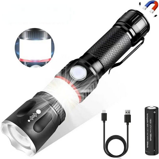 USB Rechargeable flashlight torch tactical flashlight