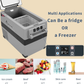 Alpicool CF45 45L Car Fridge, 12V/240V Dual Use Portable Freezer for Trips