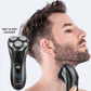 Enzo 2-in-1 Electric Shaver Waterproof Rotary Razor Pop-up Beard Trimmer