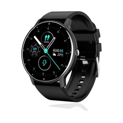 TOXIYA Smart Watch,Fitness Tracker Watche, IP67 Waterproof HD Touch Screen Smartwatch for Android/iOS Phones, 24 Sports, Activity Tracker with Sleep/Heart Rate Monitor, Pedometer, Stopwatch