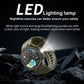 TOXIYA Outdoor Military Rugged Smartwatch Men GPS Sports Fitness Waterproof Watch Bluetooth Call with LED Lights