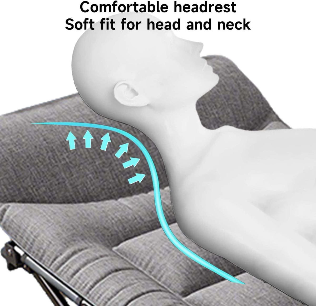 TOXIYA Foldable Camping Bed: Portable Multi-Functional for All Environments