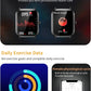 TOXIYA Smart Watch (Answer/Make Calls)1.85 Inch for Men Women 110+ Sport Modes Fitness Watch with Sleep Heart Rate Monitor, Pedometer IP67 Waterproof Activity Trackers for iOS Android