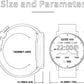 TOXIYA Smart Watch,Fitness Tracker Watche, IP67 Waterproof HD Touch Screen Smartwatch for Android/iOS Phones, 24 Sports, Activity Tracker with Sleep/Heart Rate Monitor, Pedometer, Stopwatch (Pink)