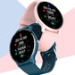 TOXIYA Smart Watch,Fitness Tracker Watche, IP67 Waterproof HD Touch Screen Smartwatch for Android/iOS Phones, 24 Sports, Activity Tracker with Sleep/Heart Rate Monitor, Pedometer, Stopwatch (Pink)